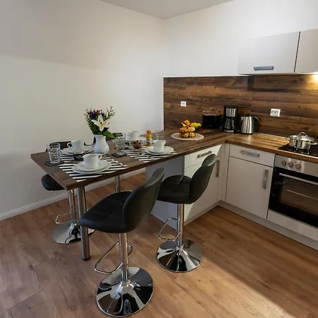 Md-4 Heidestrasse-zentrumsnah-2 Schlafzimmer-voll Ausgestattet Appartement